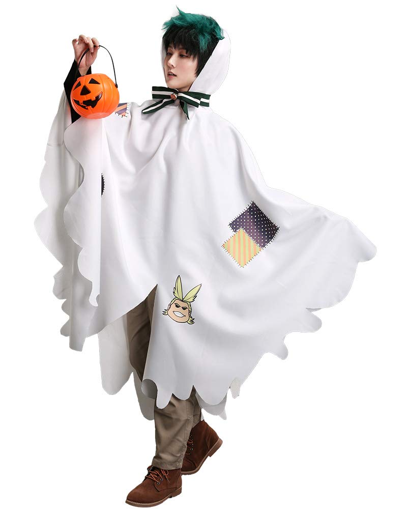 Miccostumes Unisex Anime Hero Cosplay Ghost Cloak - Halloween Costume for Cosplay, LARP & Themed Parties | Perfect for Anime Conventions, Halloween Events & Fantasy Roleplaying