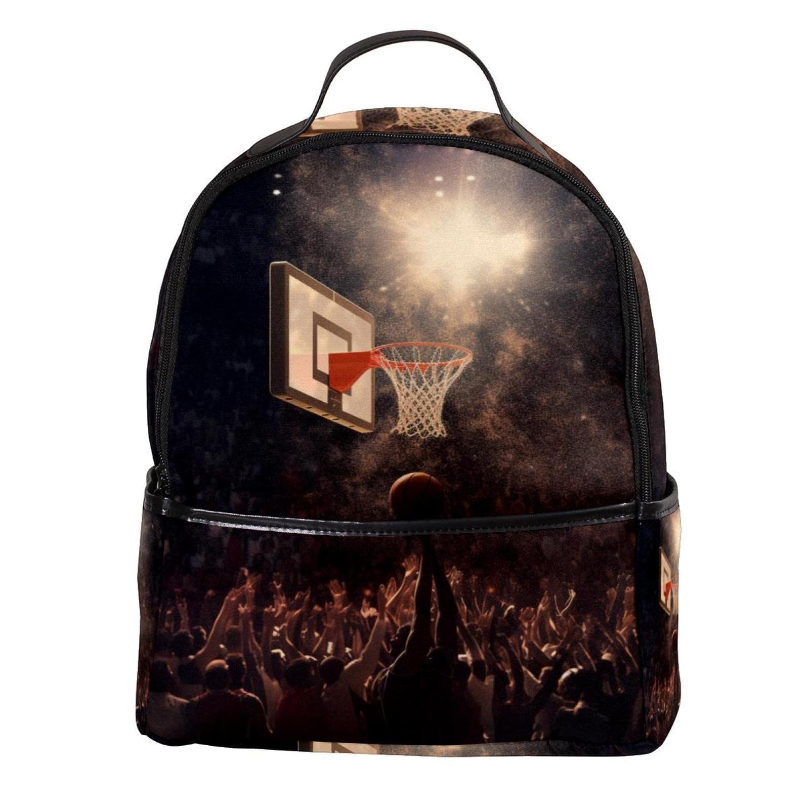Premium Travel Backpack for Men & Women - Durable Basketball Backpack with Hoop - Perfect for Gym, Sports, School & Outdoor Adventures