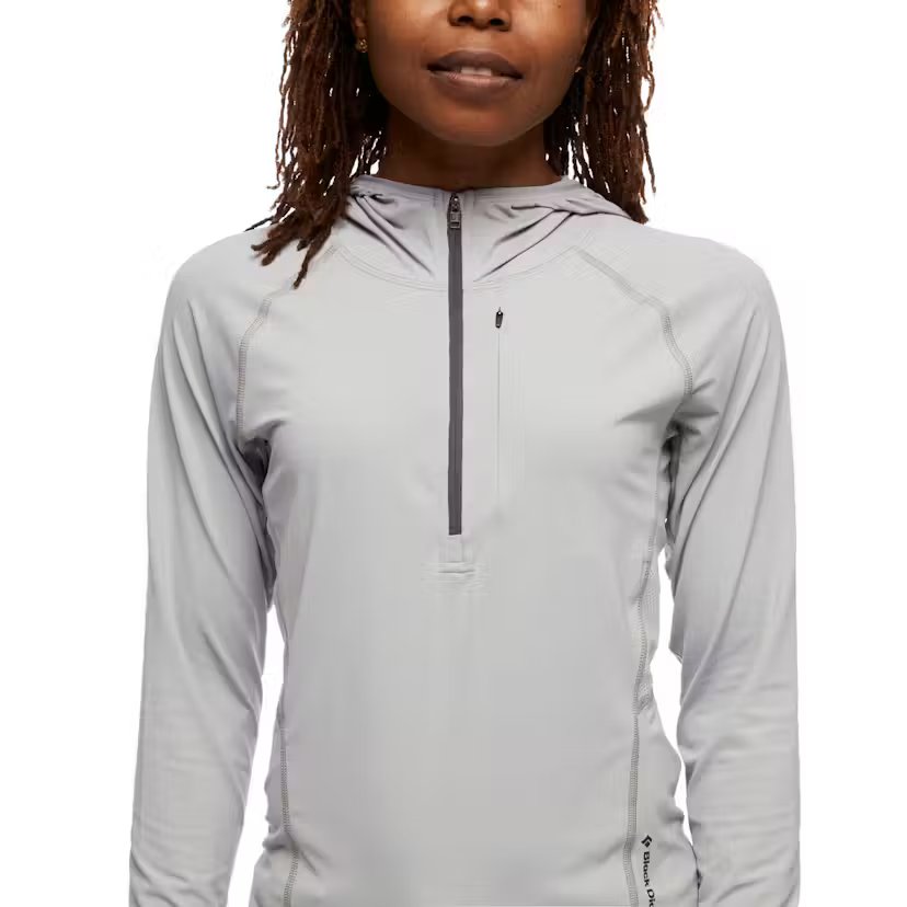 Alpenglow Pro Women's Hoody - Lightweight Fleece Jacket for Hiking, Running & Outdoor Activities - Warm & Comfortable Pullover for Cold Weather Adventures