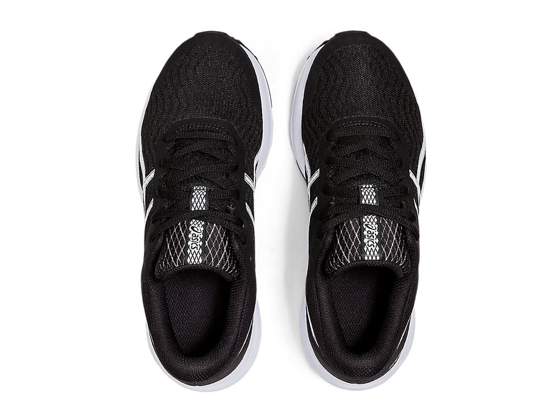 ASICS Junior Patriot 12 GS Running Shoes for Kids - Black/White (1014A139-001) | Lightweight Athletic Sneakers for School, Sports & Daily Wear