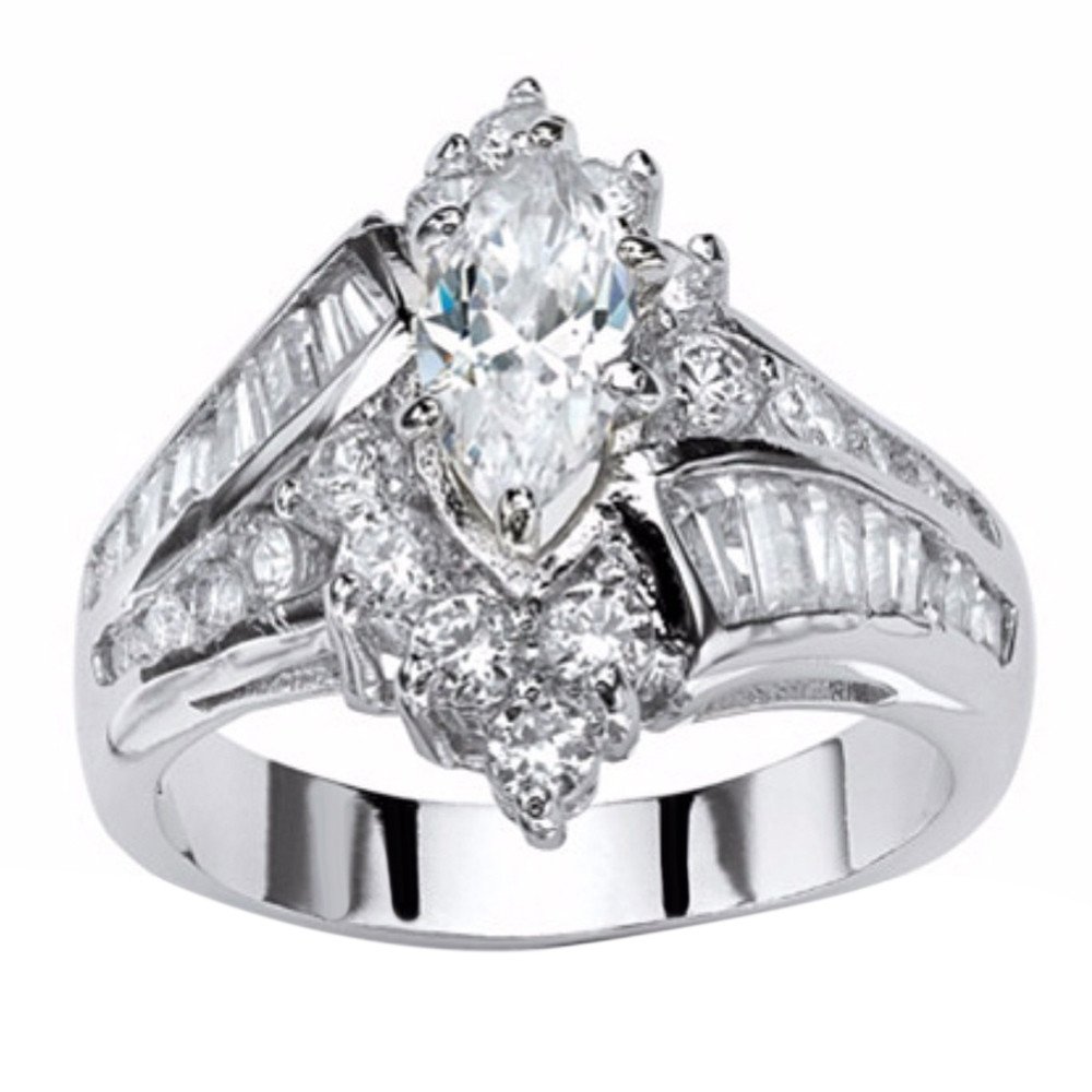 Diamond Engagement Ring for Women - 14K Rose Gold Fashion Jewelry for Teen Girls, Anniversary & Wedding Bands - Perfect for Proposals, Valentine's Day & Special Occasions