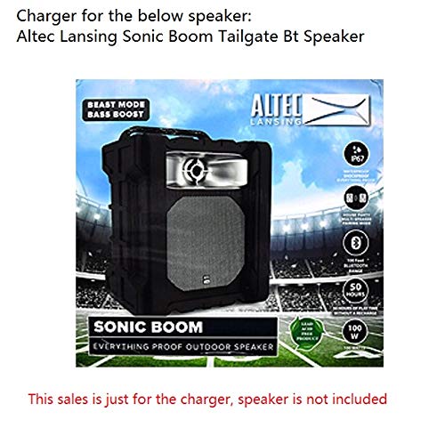 Altec Lansing Sonic Boom Tailgate BT Speaker Charger - Replacement Power Adapter for Outdoor Parties, Tailgating & Bluetooth Speaker Use