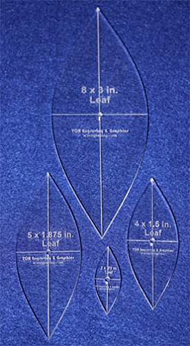 Precision Laser Cut 1/4 Inch Clear Acrylic Quilting Templates - 12 Piece Gift Set for Patchwork, Applique & DIY Sewing Projects - Perfect for Quilters, Crafters & Fabric Artists