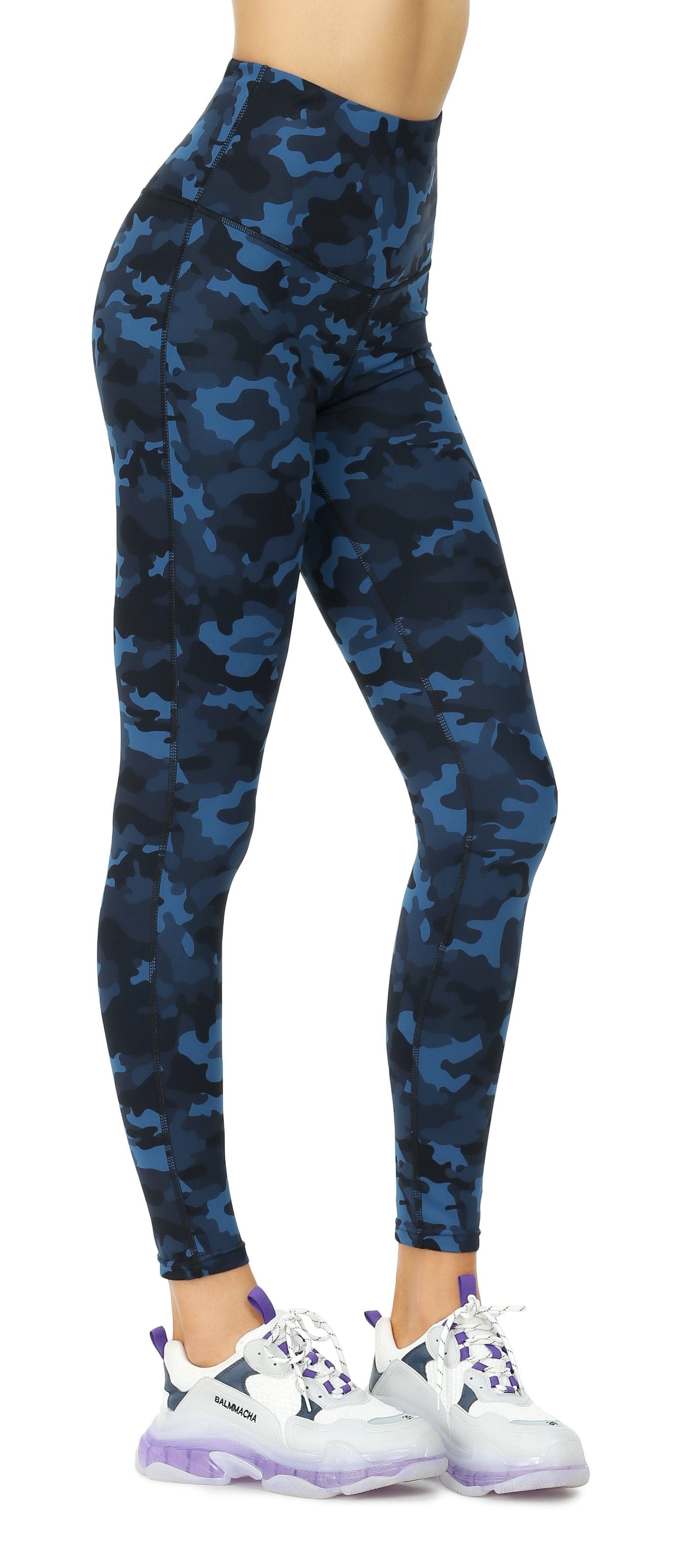 High Waist Tummy Control Leggings for Women - Flex 60129 Slimming Yoga Pants with Comfortable Waistband - Perfect for Workout, Running, Lounge & Everyday Wear