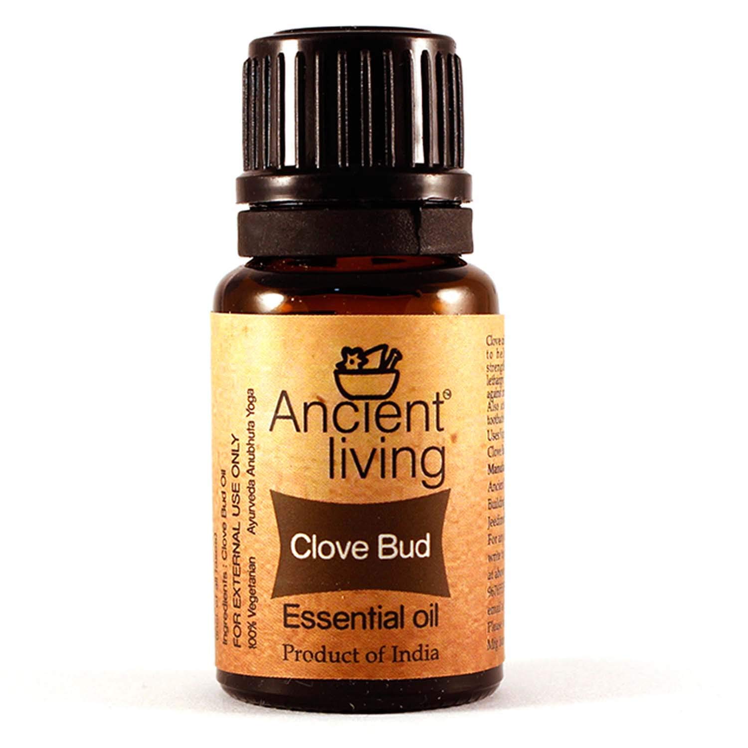 Organic Clove Bud Essential Oil - 10ml Pure & Natural for Aromatherapy, Massage & DIY Skincare