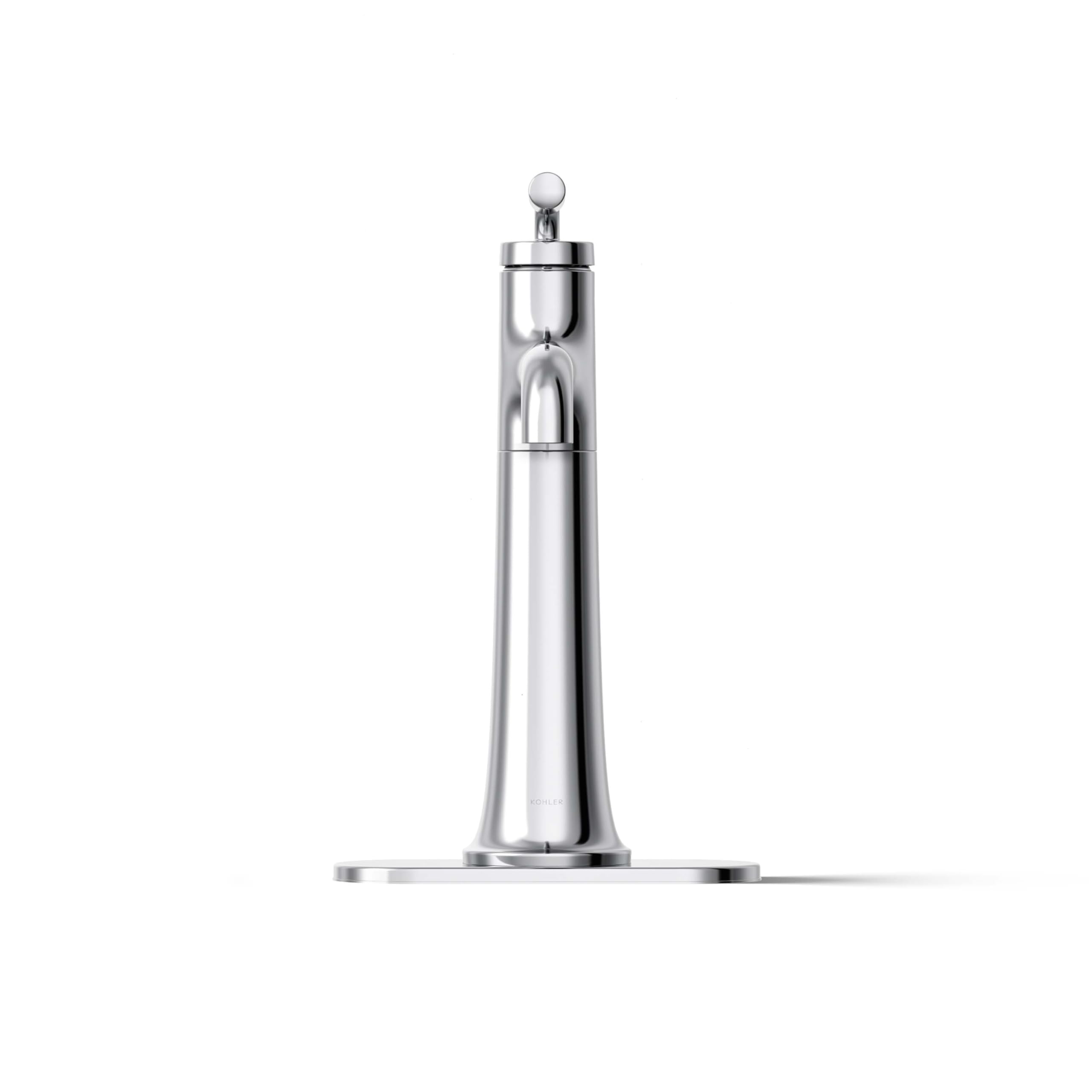 High Flow 1.2 GPM Single Handle Bathroom Sink Faucet - Modern Tall Spout Design for Vanity & Powder Room Installation