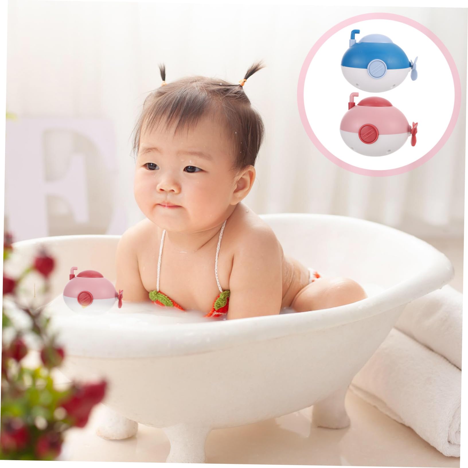 UPKOCH 6-Pack Wind Up Bath Toys for Kids - Cute Floating Animal Swimming Toys for Bathtub Fun, Safe ABS Plastic Baby Bath Time Play Set - Perfect for Toddlers & Infants Splash Play, Pool Parties & Sensory Development
