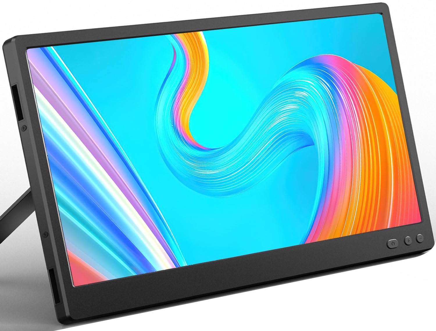 12 Inch Mini Portable Monitor - Slim IPS Display with Stand & Cover for Laptop, PC, MAC - USB C & HDMI Connection - Perfect for Business Travel, Gaming & Remote Work