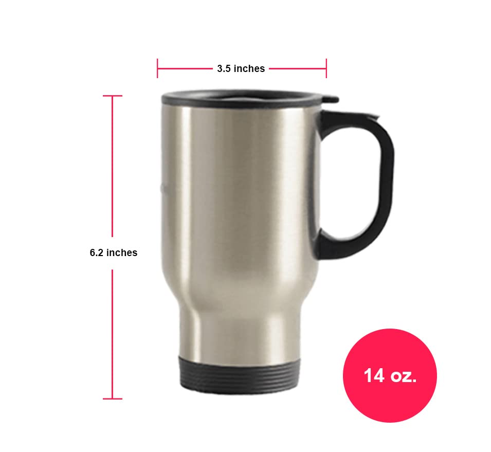 Fishing Travel Mug - Insulated Coffee Tumbler with Lid for Camping, Outdoor & Birthday Gifts | Perfect for Anglers, Weekend Fishing Trips & Outdoor Adventures