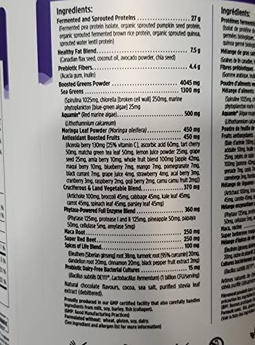 North Coast Naturals Boosted Vegan All-In-One Plant-Based Protein Powder with Superfood Antioxidants, Fruits & Veggies - 840g Vanilla - Perfect for Post-Workout Recovery & Healthy Smoothies