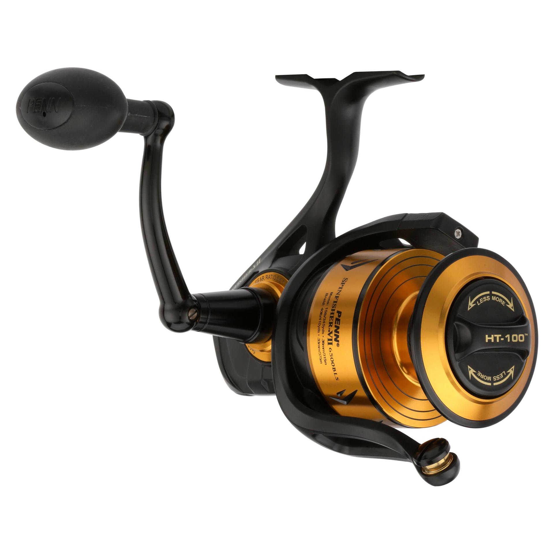 Penn Spinfisher VII Bailess Spinning Reel - Saltwater Fishing Reel for Surf, Pier & Offshore Fishing - Corrosion-Resistant with HT-100 Drag System