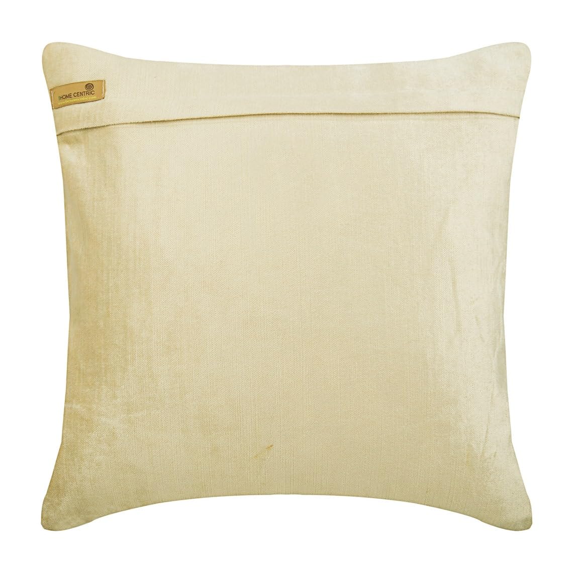Premium Velvet Pillow Covers 24x24 Inch (60x60 cm) - Soft Zippered Pillowcases in Ivory, Modern Geometric Argyle Design for Sofa, Bed & Home Decor - Handmade Luxury Throw Pillow Covers for Easter & Seasonal Decor