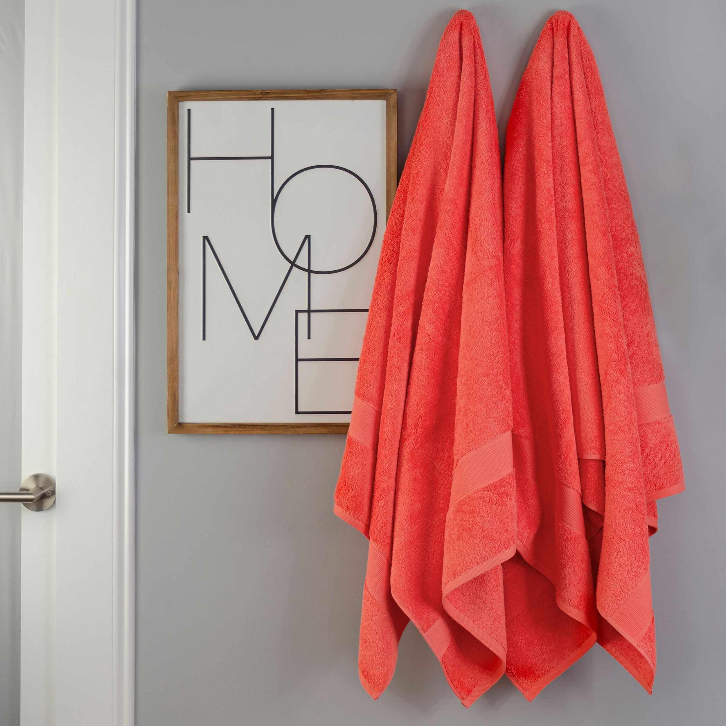 Premium Organic Cotton 650 GSM 2-Piece Bath Sheet Set - Ultra Soft & Absorbent Luxury Towels for Spa, Hotel & Home Bathroom