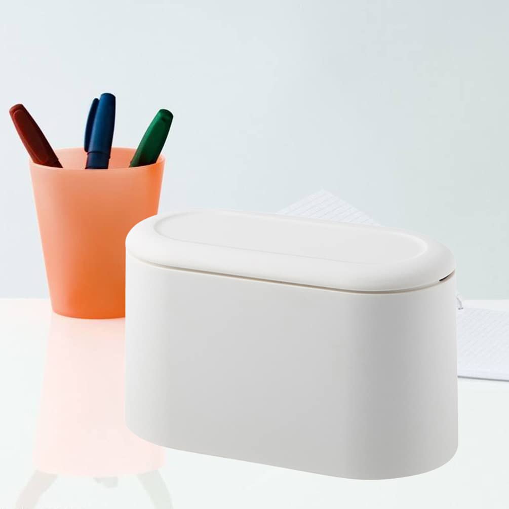 1pc Small Desktop Trash Can - Mini Table Waste Bin for Office, Home & Kitchen - Compact Garbage Can for Paper, Snacks & Small Waste - Perfect for Desk, Counter & Workspace