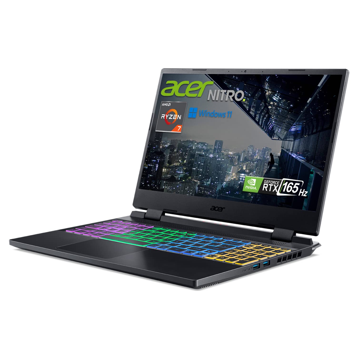 Acer Nitro 5 Gaming Laptop - Ryzen 7 6800H, RTX 3070 Ti, 15.6