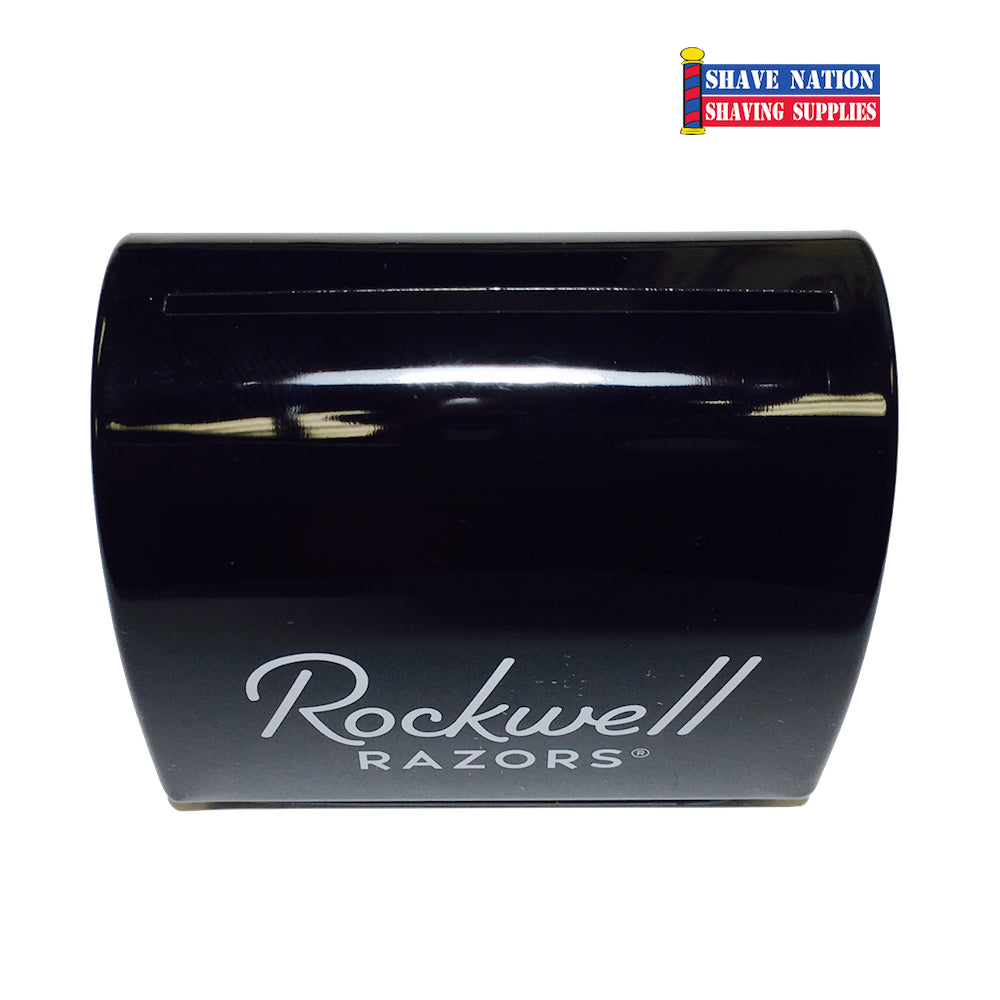 Rockwell Blade Bank - Safe Razor Blade Disposal Case for Shaving, Salon & Barber Shop Use | Durable Metal Container for Used Blades | Secure Storage Solution for Home & Professional Grooming