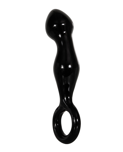 Adam & Eve Adam's Glass Prostate Massager for Men - Black - Premium Silicone-Free Adult Toy for Sensual Pleasure & Prostate Health - Perfect for Couples Play & Solo Relaxation