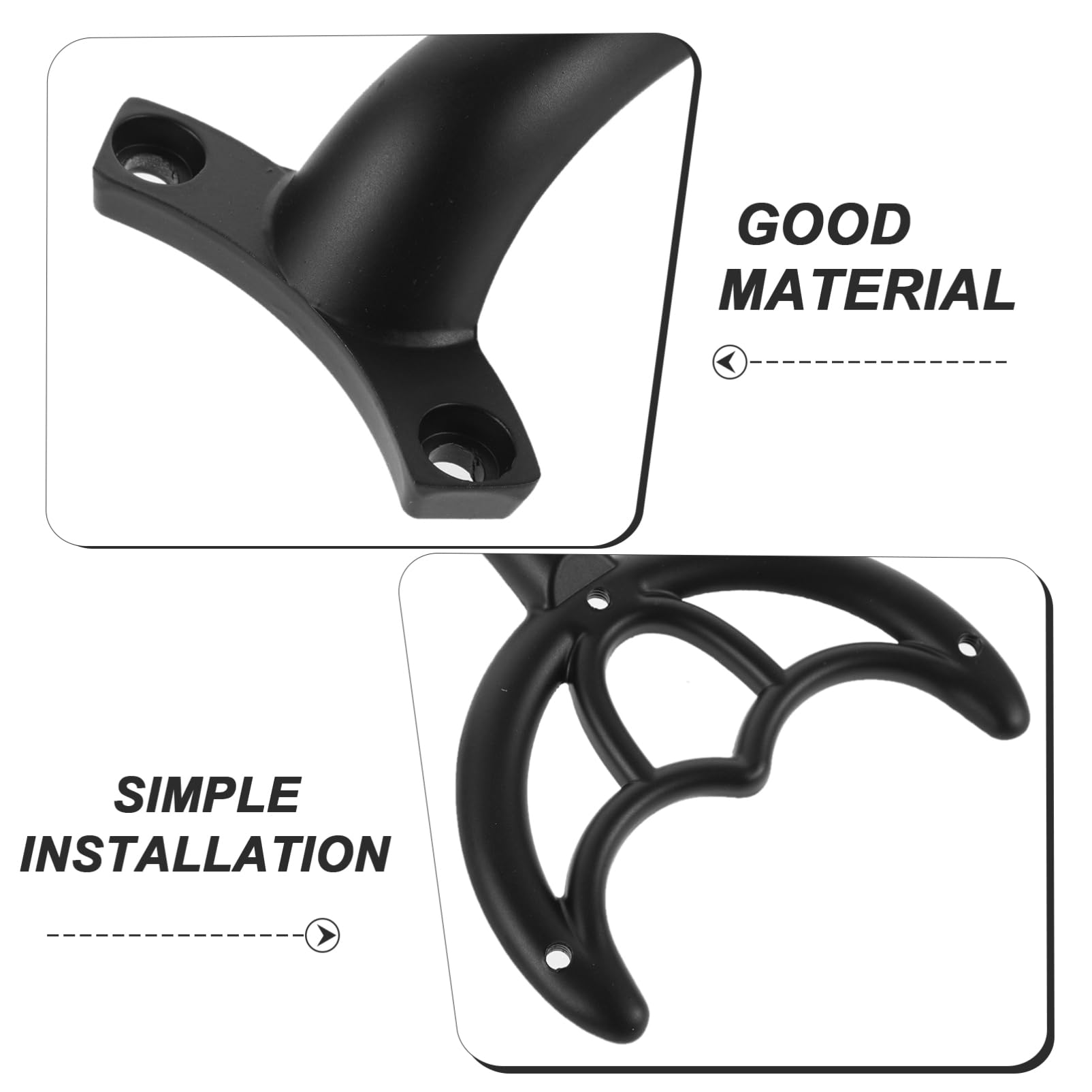 2Pcs Black Ceiling Fan Blades Replacement Arms - Durable Fan Blade Stabilizers for Worn Ceiling Fans | Perfect for Home, Office & Bedroom Cooling Systems