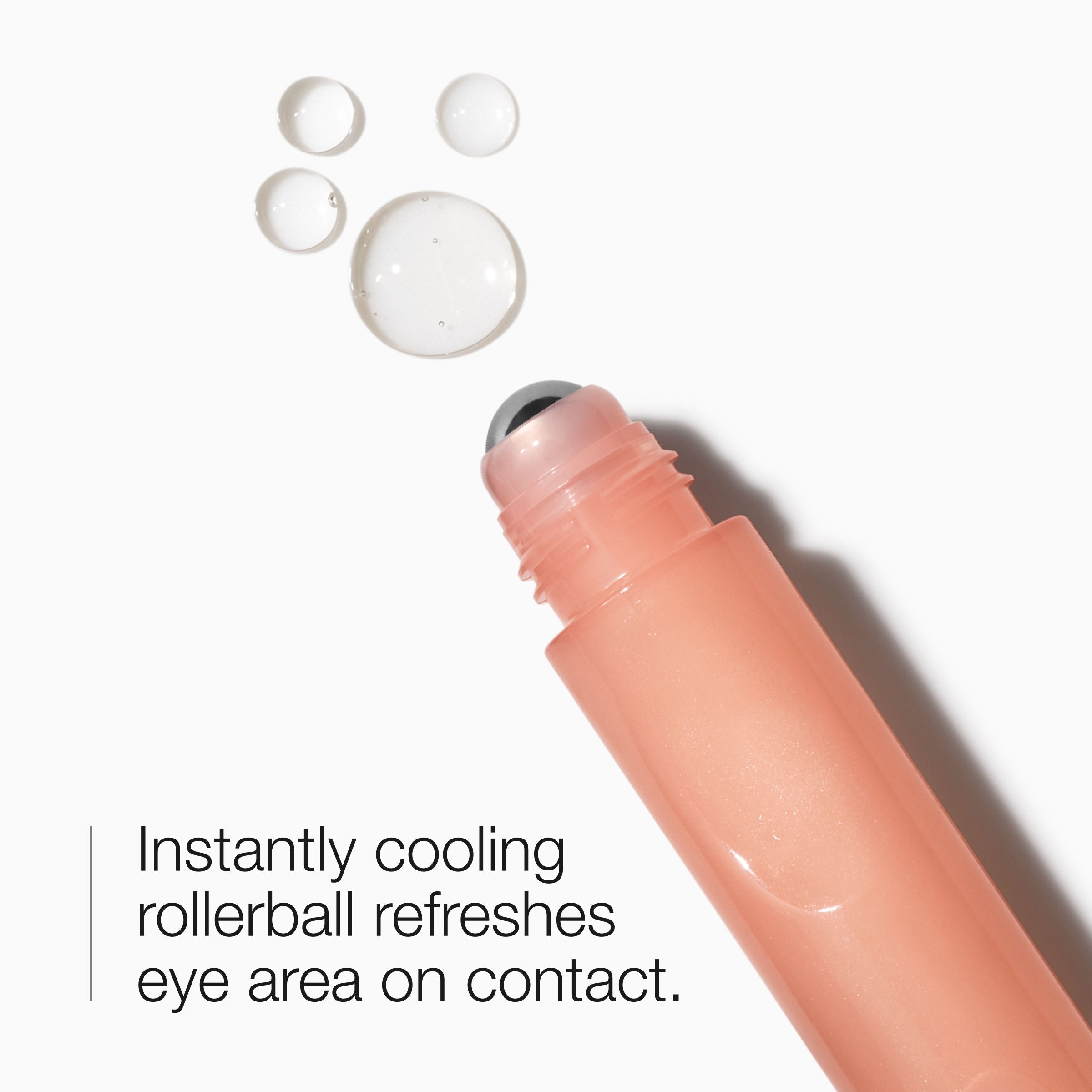 Best De-Puffing Eye Serum for Dark Circles & Wrinkles - Cooling Eye Massage Gel for Brightening & Hydration - Perfect for Morning Routine & Travel Skincare