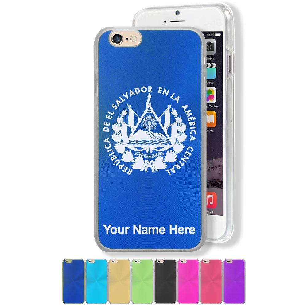 El Salvador Flag iPhone 6/6s Case - Custom Engraved Phone Cover for Patriotic Pride, Travel & Gifts
