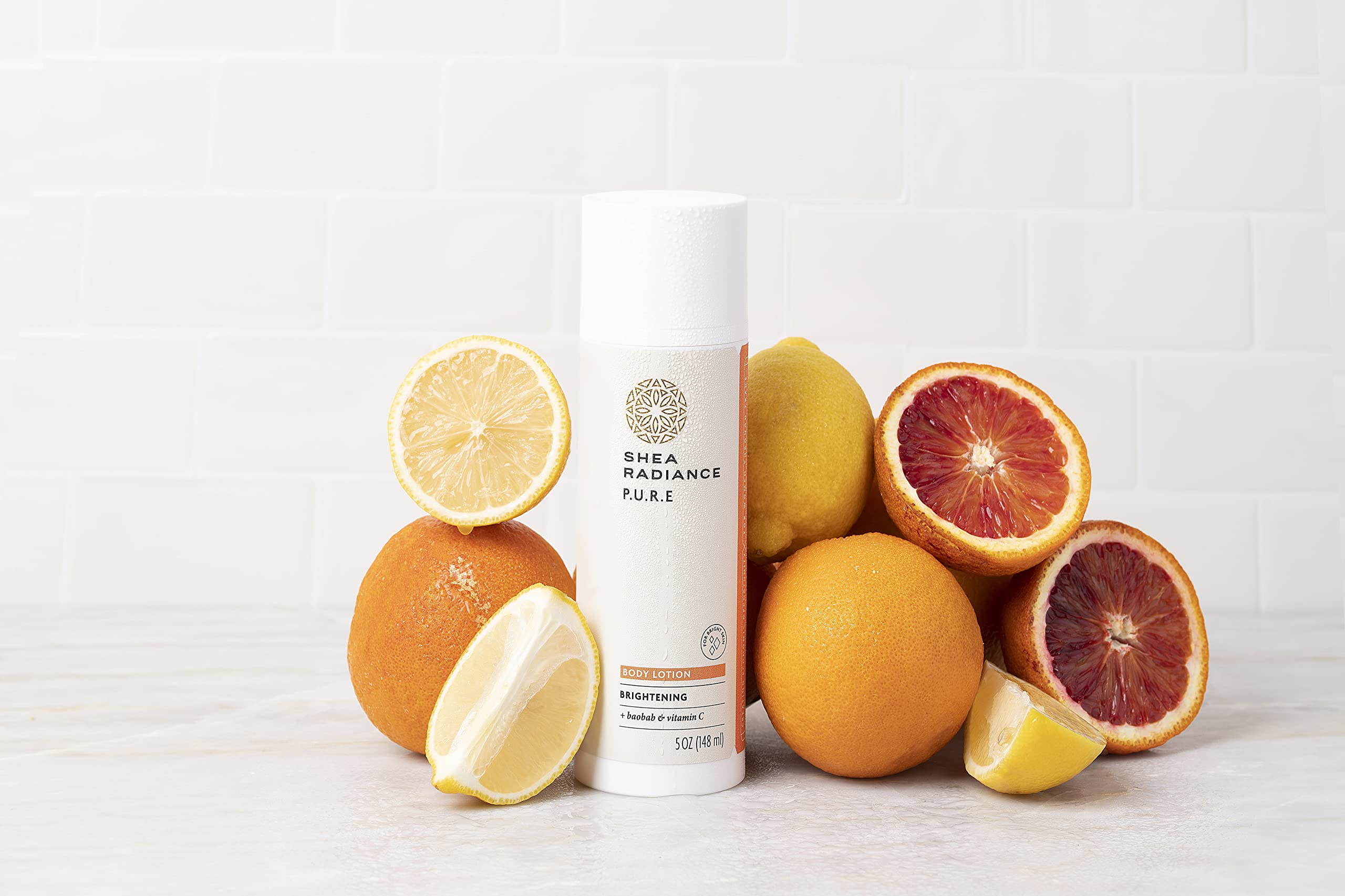 Shea Radiance Brightening Body Lotion with Vitamin C & Niacinamide - Hydrating & Glowing Skin Care for Dry Skin - Perfect for Daily Moisturizing & Nighttime Routine