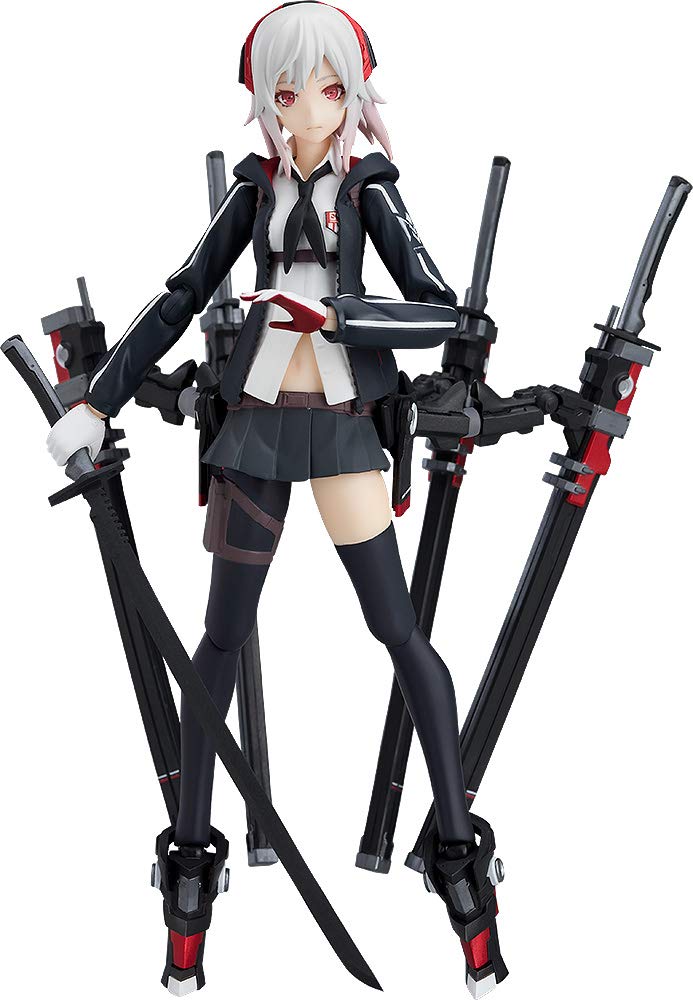 Figma Action Figure - Heavily Armed High School Girls Anime Collectible for Display & Cosplay | Perfect for Anime Fans, Model Collectors & Gift Giving
