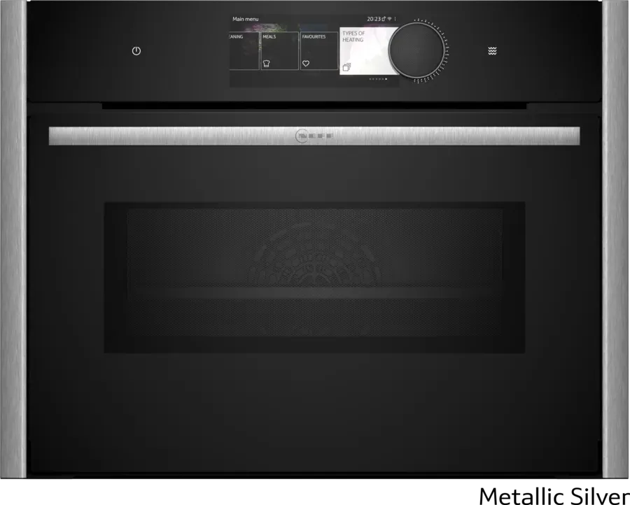 Neff 45cm Built-In Pyrolytic Combi Microwave Oven with Flex Design - N90 Model C29MY7MY0 | Perfect for Modern Kitchens, Baking & Quick Meals