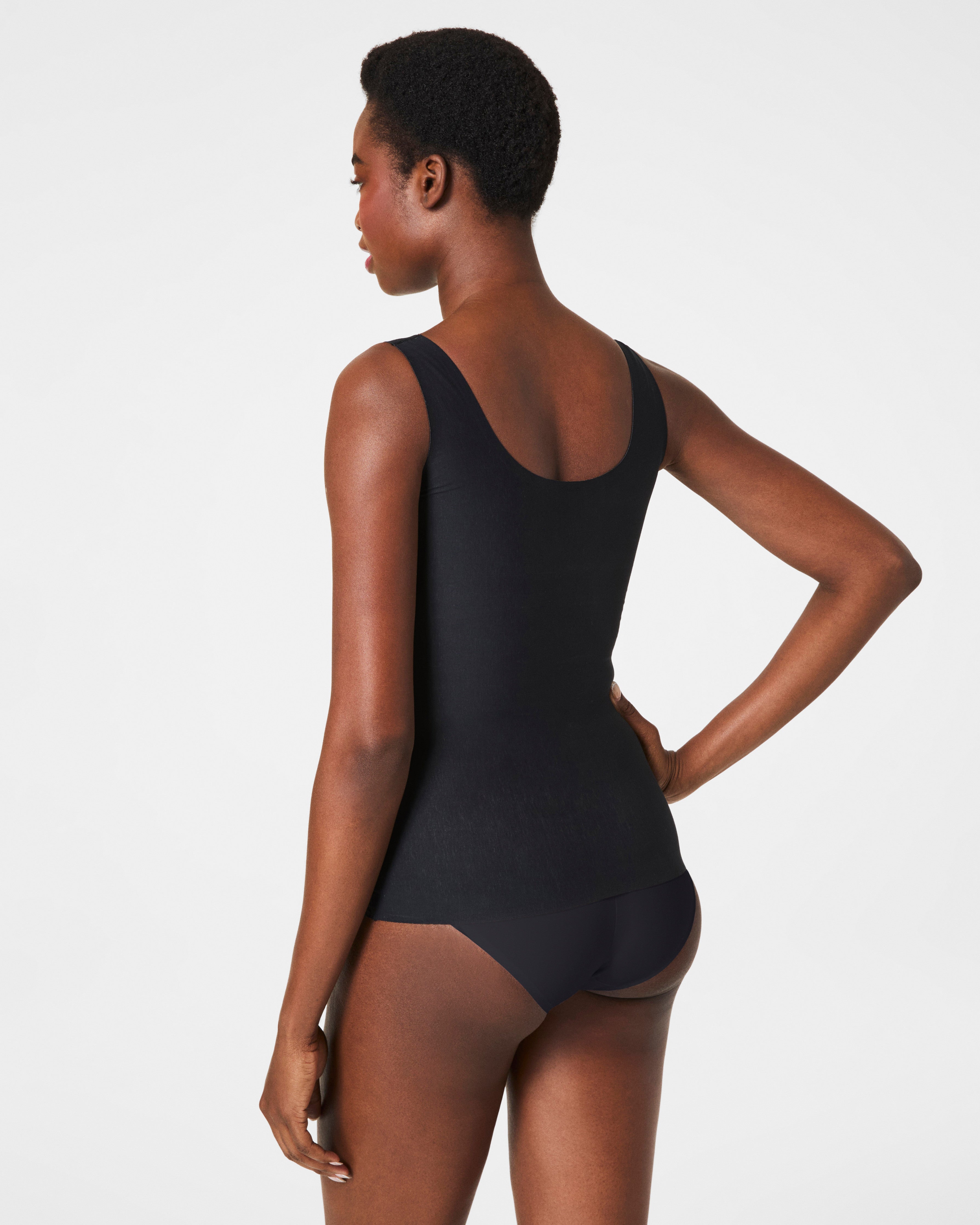 SPANX Shapewear Invisible Supima Cotton Tank Top for Women - Seamless Slimming Camisole for Everyday Wear & Layering