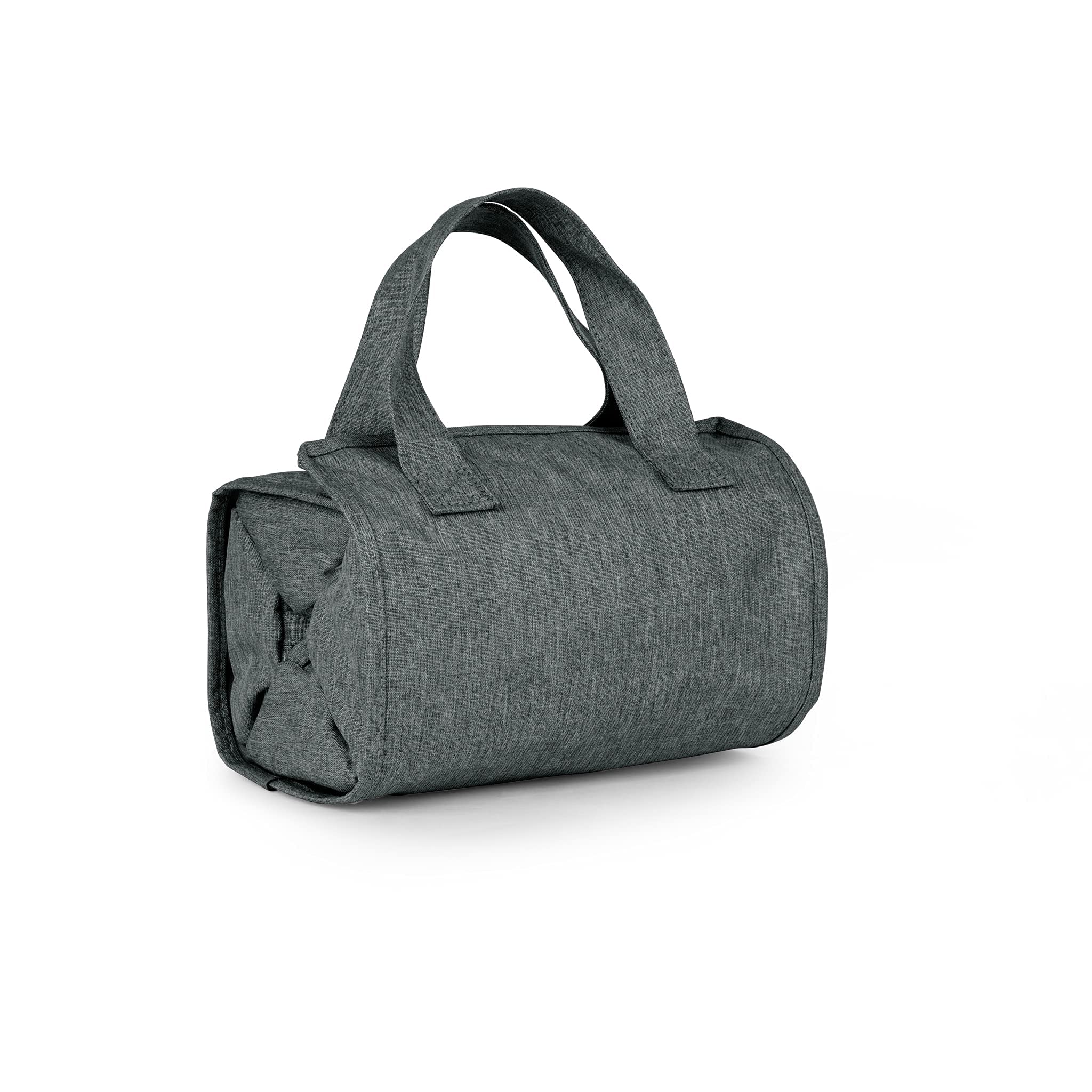 4-in-1 Hanging Toiletry Bag with Detachable PVC Pouches | Waterproof Travel Makeup Organizer | 600D Oxford Fabric Cosmetic Bag for Women | Perfect for Travel, Camping & Gym Organization (Gray)
