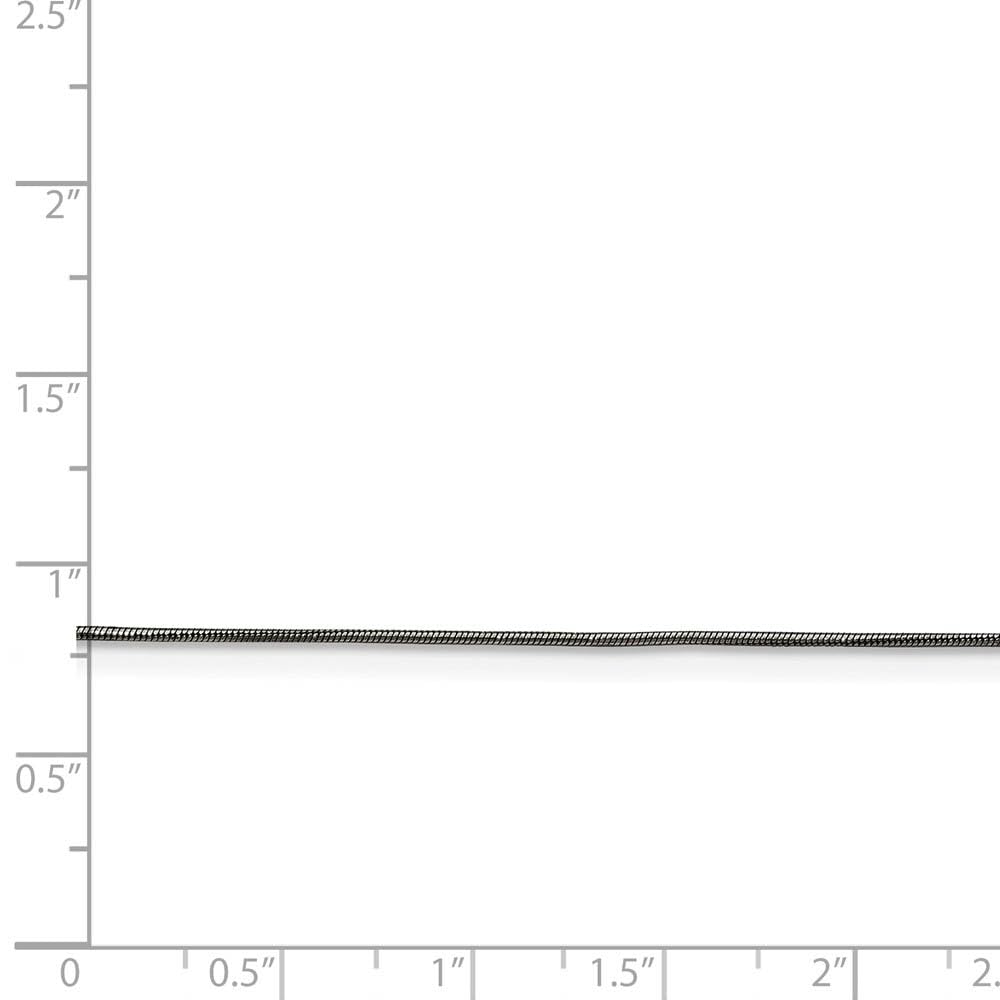 Polished Stainless Steel Snake Chain Necklace 0.9mm - Elegant Jewelry for Women