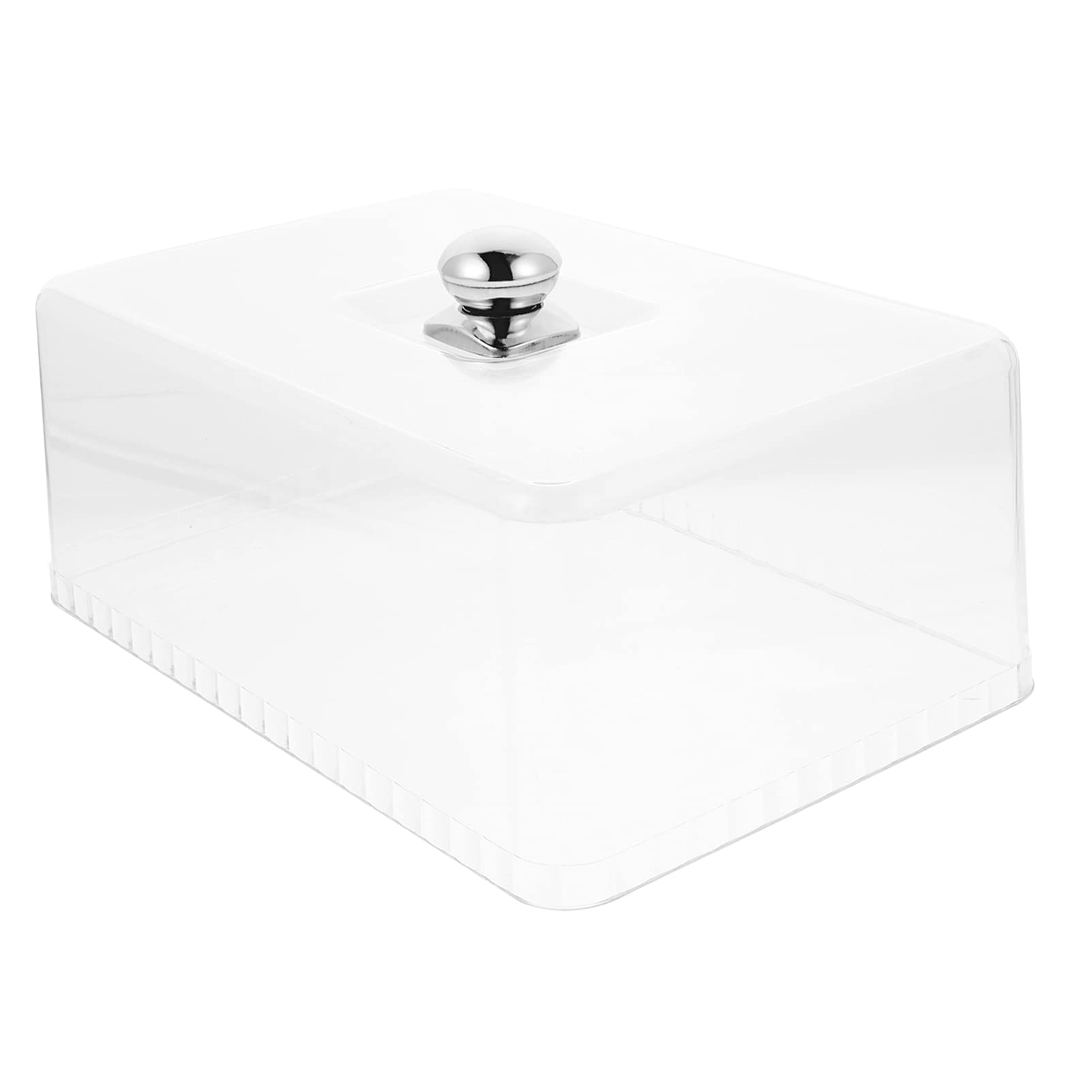 Clear Dome Cake Cover - Food Safe Plastic Cloche for Cake, Cheese, Butter & Dessert Display | Microwave & Splatter Proof | Perfect for Bakeries, Parties & Home Use