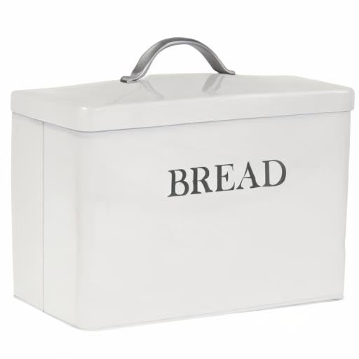 Original Bread Bin for Kitchen Storage - Powder Coated Steel Bread Box | 11.4