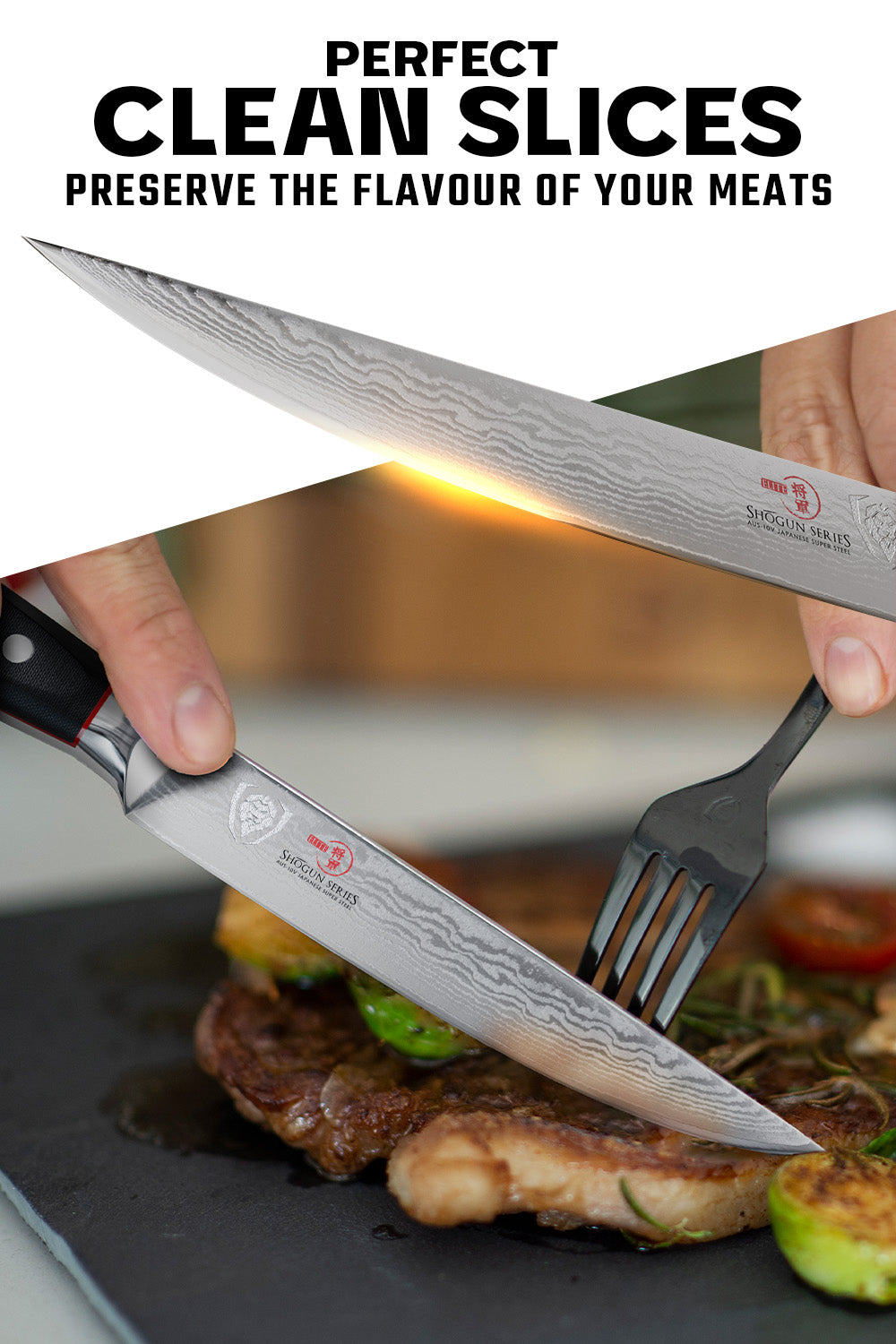 Premium 4-Piece Steak Knife Set - Dalstrong Shogun Series - Razor Sharp High Carbon Steel Blades - Perfect for Steak Dinners, BBQ Parties & Gourmet Cooking