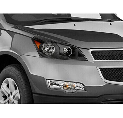 2009-2012 Chevy Traverse LS/LT Replacement Black Headlights - High Performance Headlamps for Night Driving & Off-Road Use