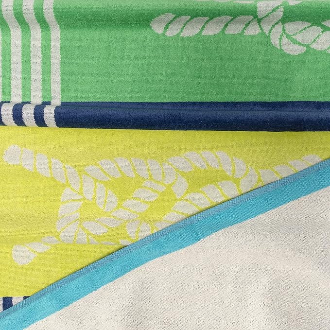 Premium Oversized 2-Piece Beach Towel Set - Soft Quick-Dry Sand-Free Towels for Pool, Boat & Beach | Perfect for Swimming, Sunbathing & Water Sports