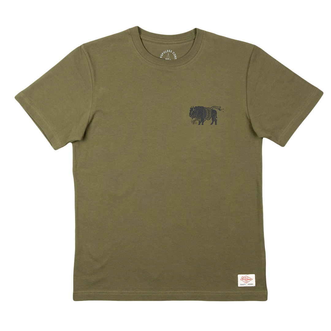Keep Premium Tee Army Green - High-Quality Cotton T-Shirt for Men & Women | Perfect for Casual Wear, Gym, and Outdoor Activities