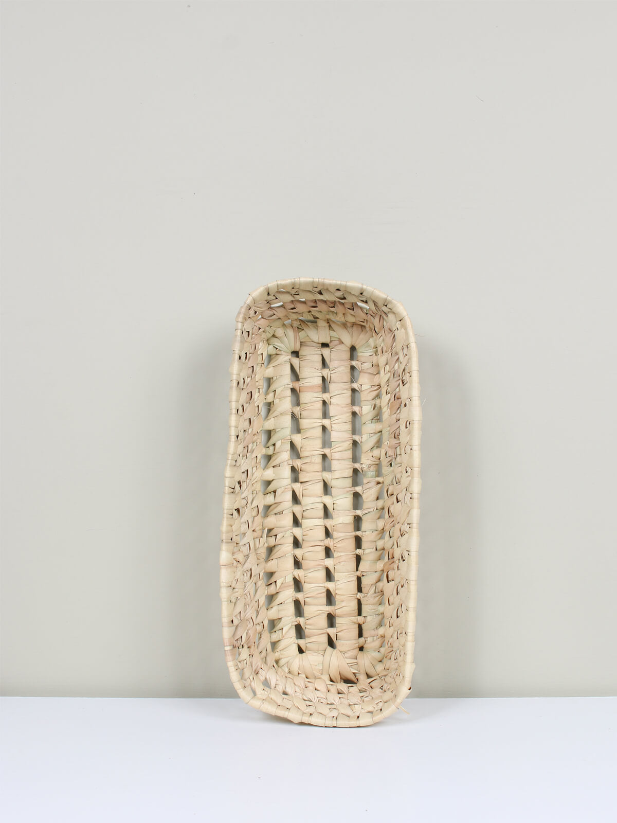Long Open Weave Storage Trays - Bamboo Organizer Bins for Pantry, Bathroom & Closet Organization - Perfect for Fruits, Vegetables, Toys & Home Decor