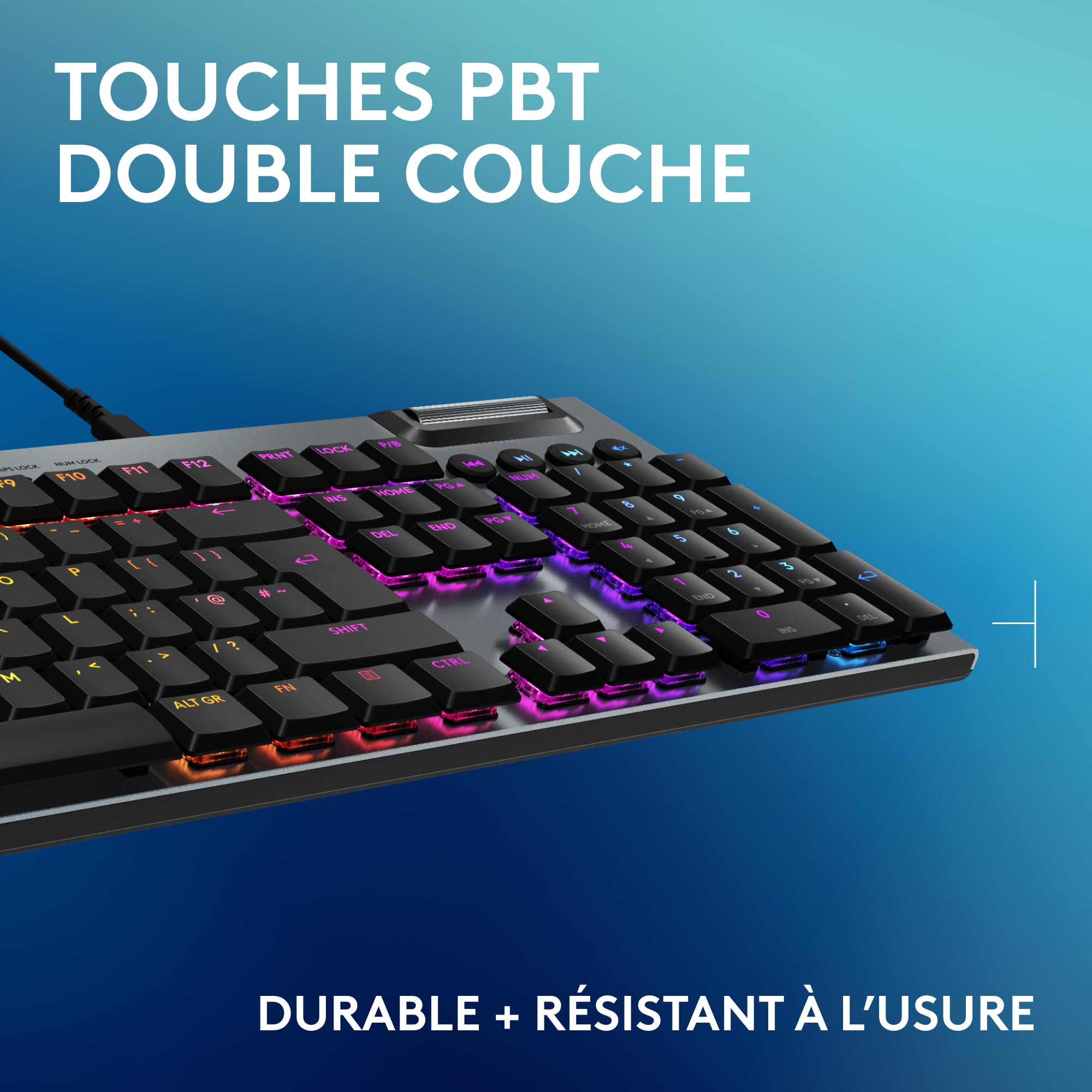Logitech G915 X Ultra-Slim Mechanical Gaming Keyboard - RGB, Programmable Keys for PC/Mac Gaming