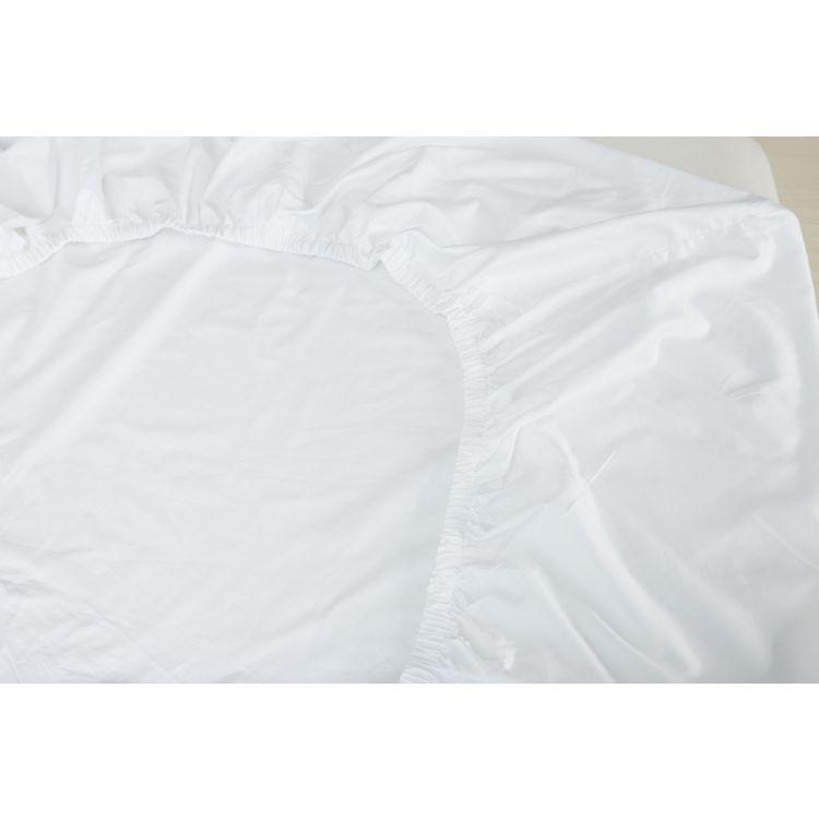 Luxury Hotelier Prestigio™ White Turquoise Stripe Fitted Sheet Set - Queen Size, 100% Egyptian Cotton, Wrinkle-Free - Perfect for Master Bedrooms, Guest Rooms & Upscale Hotels