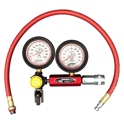 Longacre 52-73010 Engine Leak Down Tester Kit - 14mm Hose Connector for Automotive Diagnostics & Performance Testing - Perfect for Mechanics, DIY Car Enthusiasts & Engine Repair Shops