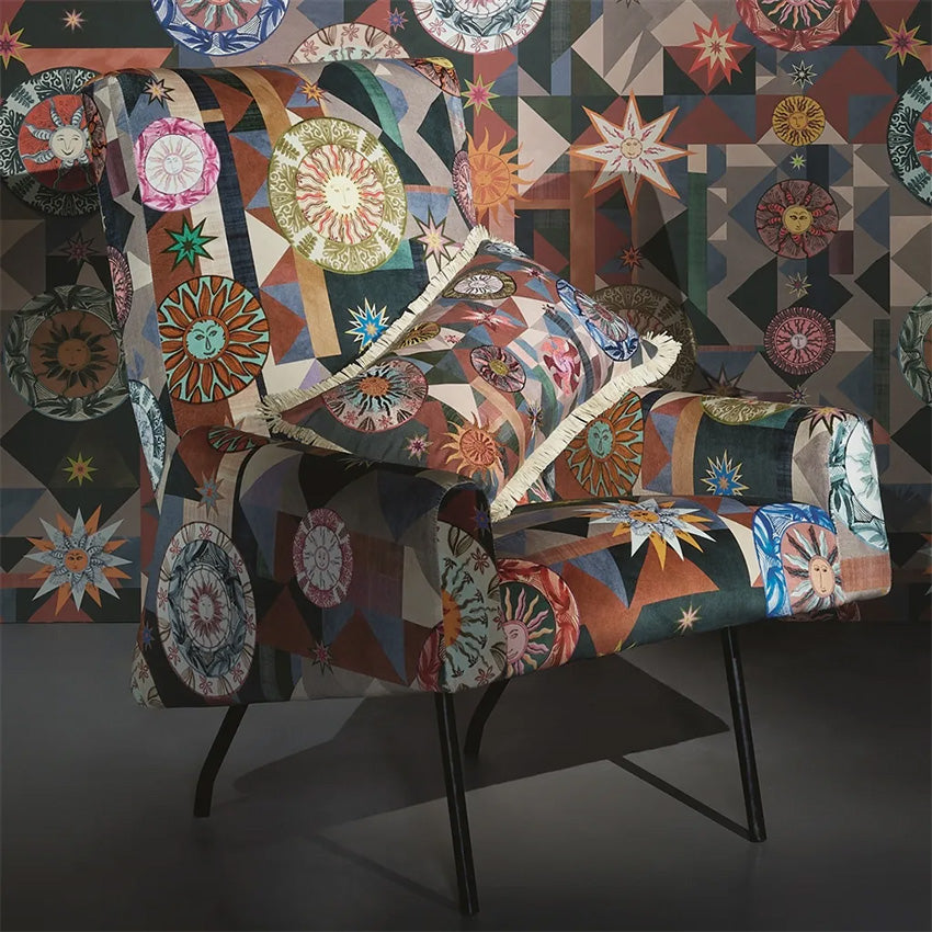 Christian Lacroix Trinquetaille Terre Cuite Cushion Cover 60x30cm - Luxury Decorative Throw Pillow for Sofa, Bed & Home Decor