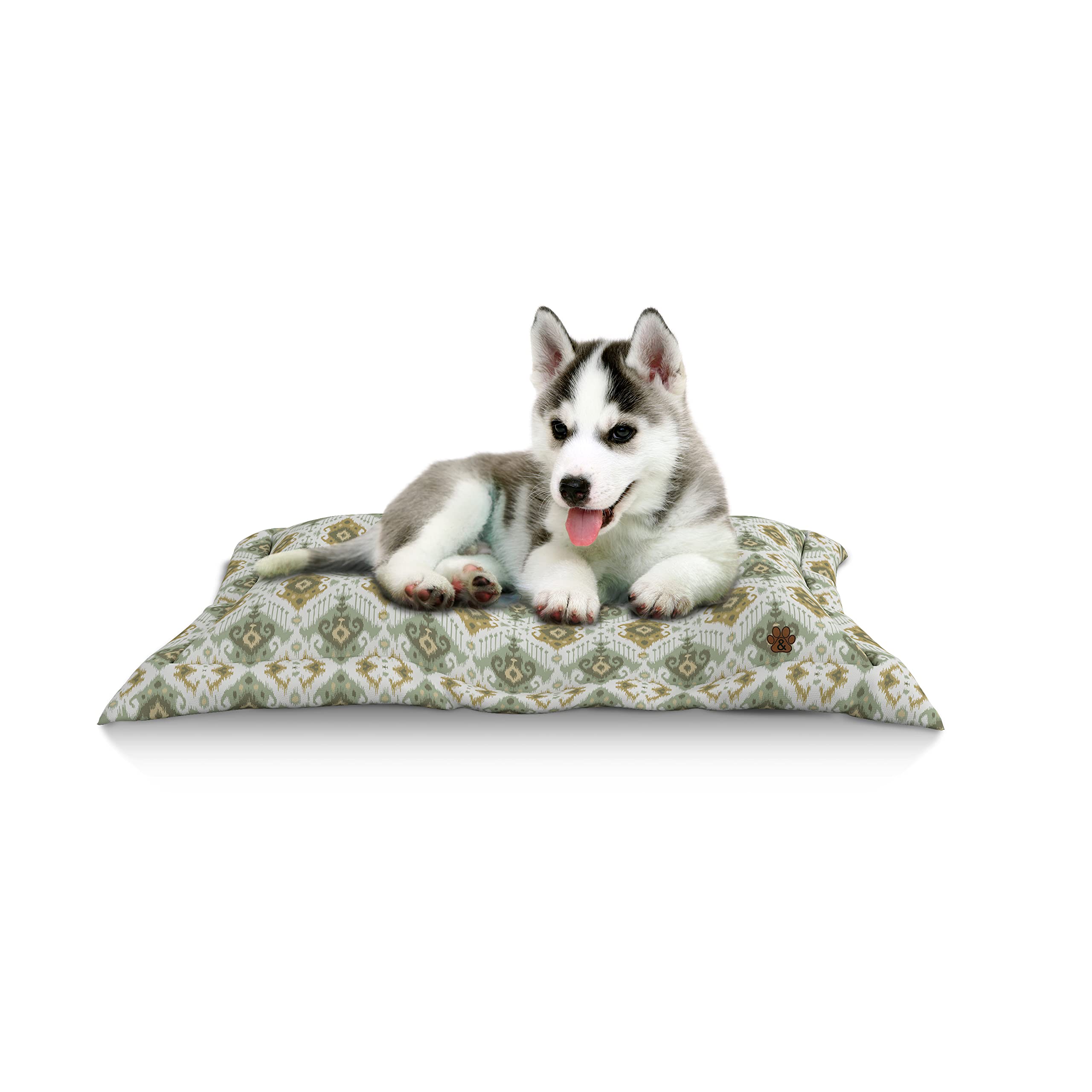 Premium Non-Slip Dog Bed Mat for Large, Medium & Small Dogs - Washable Pet Mattress with Anti-Skid Bottom (Pattern 12, Large Size) - Perfect for Crates, Floors & Car Rides