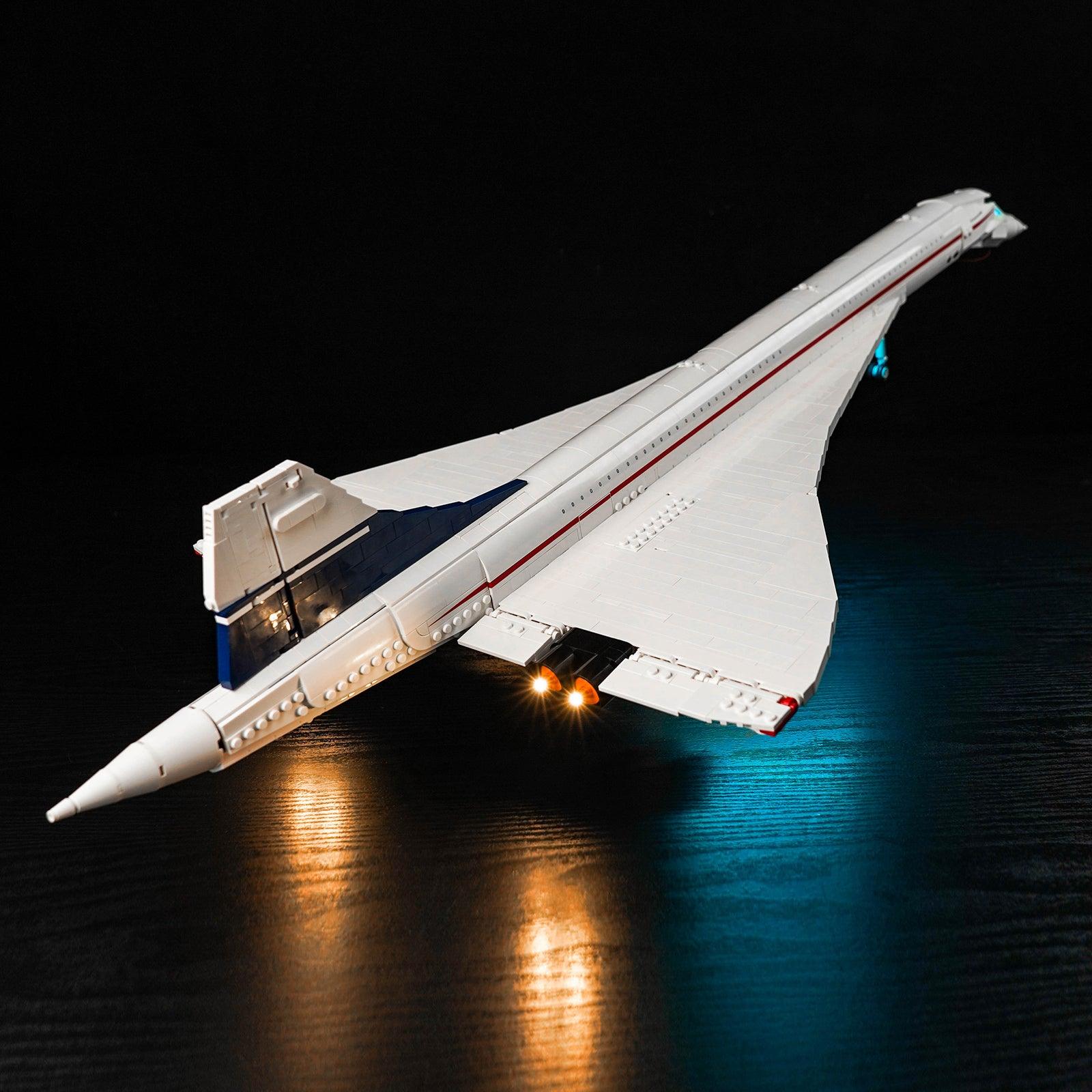 LED Lights Kit for Lego Concorde Icons 10318 - Enhance Your Model with Realistic Lighting Effects | Perfect for Display & Nighttime Play