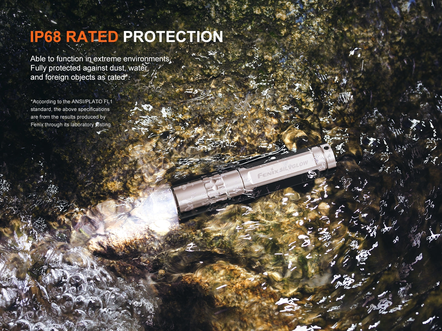 Fenix SilvGlow Limited Edition Collector's AAA Flashlight - Ultra Bright LED Keychain Light for Camping, Hiking & Emergency Use