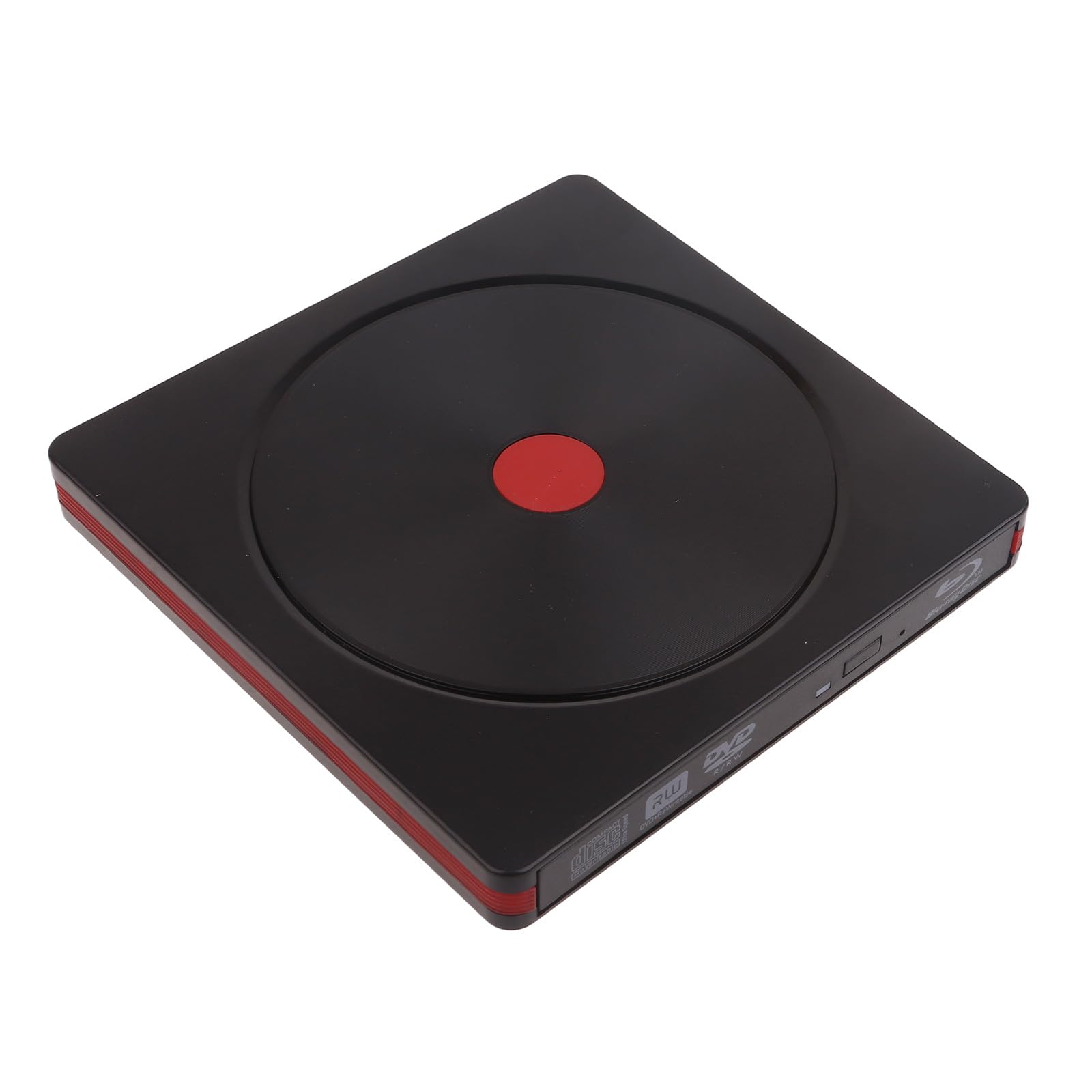 LARUISEE USB 3.0 External DVD Drive for Laptop & PC - Burn, Read, Play DVDs & CDs - Portable Optical Disc Writer for Movies, Music, Data Backup & Archiving
