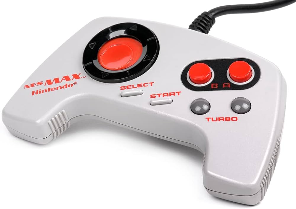 Original NES Max Controller for Nintendo Entertainment System - Classic Retro Gaming Accessory - Perfect for Nostalgic Gamers and Collectors | Ideal for Home Gaming, Retro Parties, and Display Collections