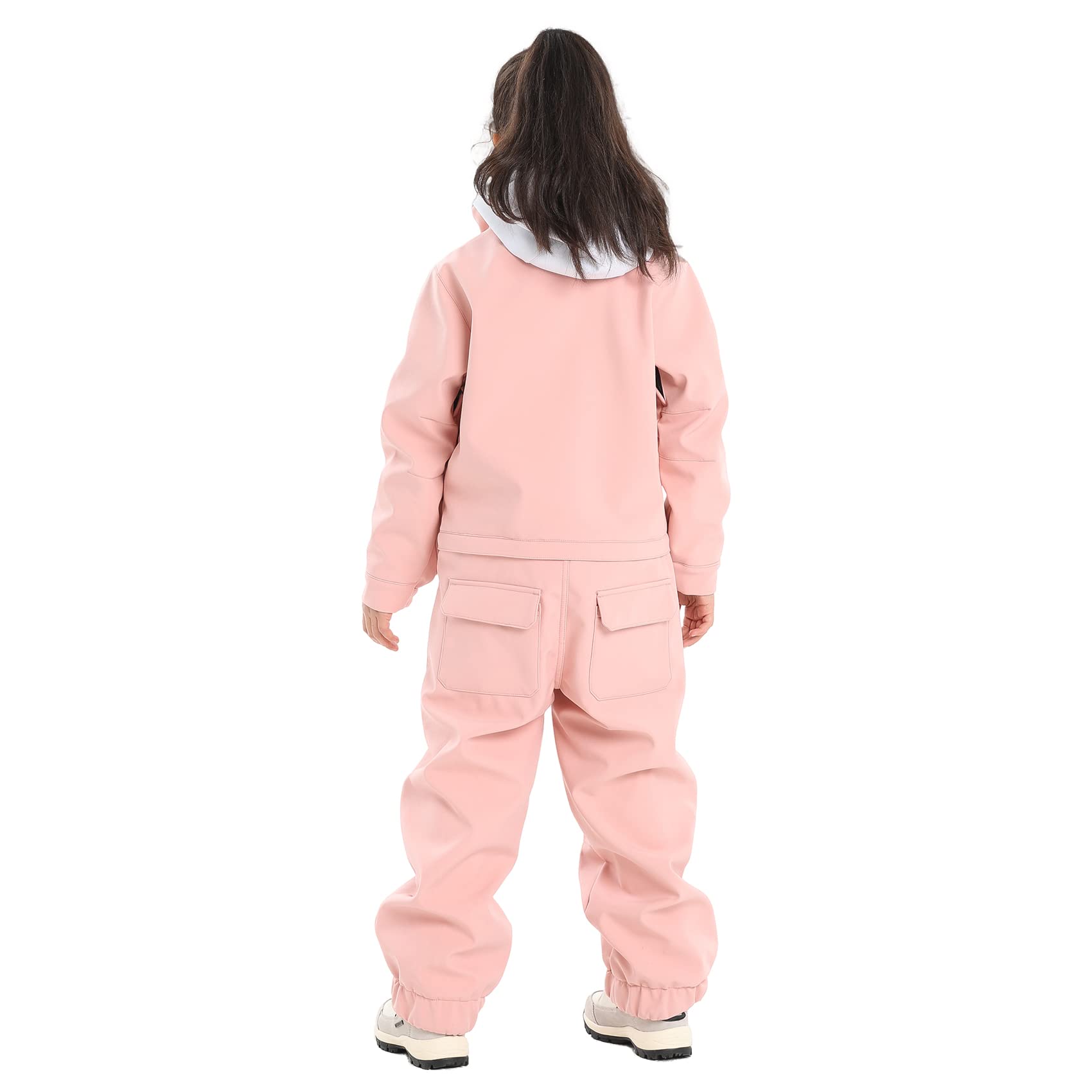 GSOU SNOW Kids Waterproof Windproof Ski Suit - One Piece Snowsuit for Boys & Girls, Winter Snowboard Jumpsuit Coveralls | Perfect for Skiing, Snowboarding & Outdoor Winter Activities