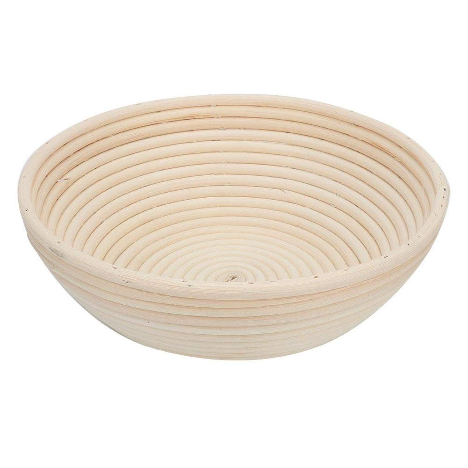Premium Rattan Bread Banneton Bowl - 22x8.5cm Round Proofing Basket for Sourdough Baking | Handwoven Artisan Bread Making Tool | Perfect Gift for Bakers & Home Bakers | Ideal for Artisan Bread, Sourdough, French Bread & Homemade Baking