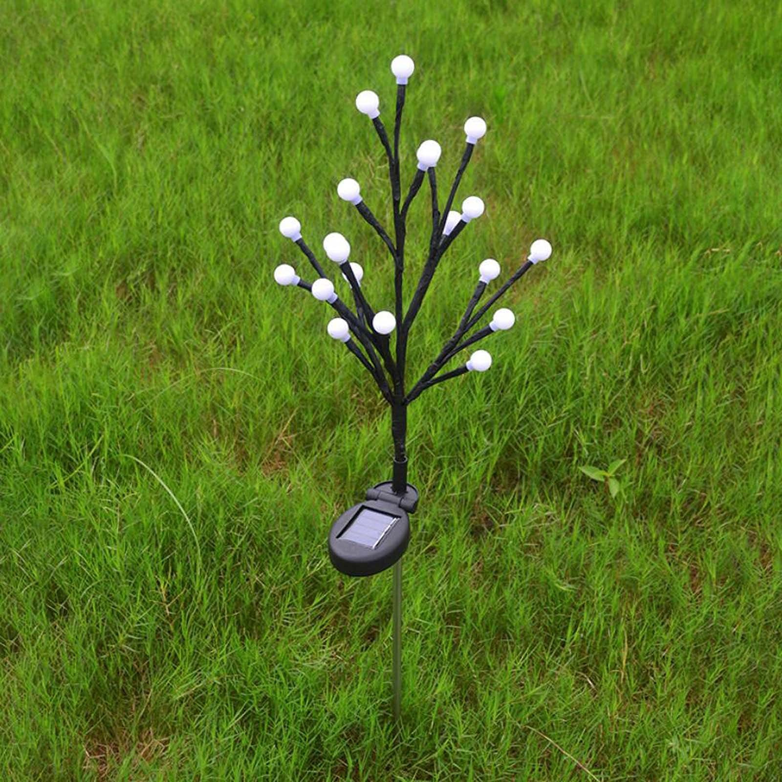 Aozhen Solar Swing Lights - Starburst Outdoor Solar Garden LED Lights with Color Changing Feature (Yellow, One Size) - Perfect for Patio, Yard, and Landscape Decoration