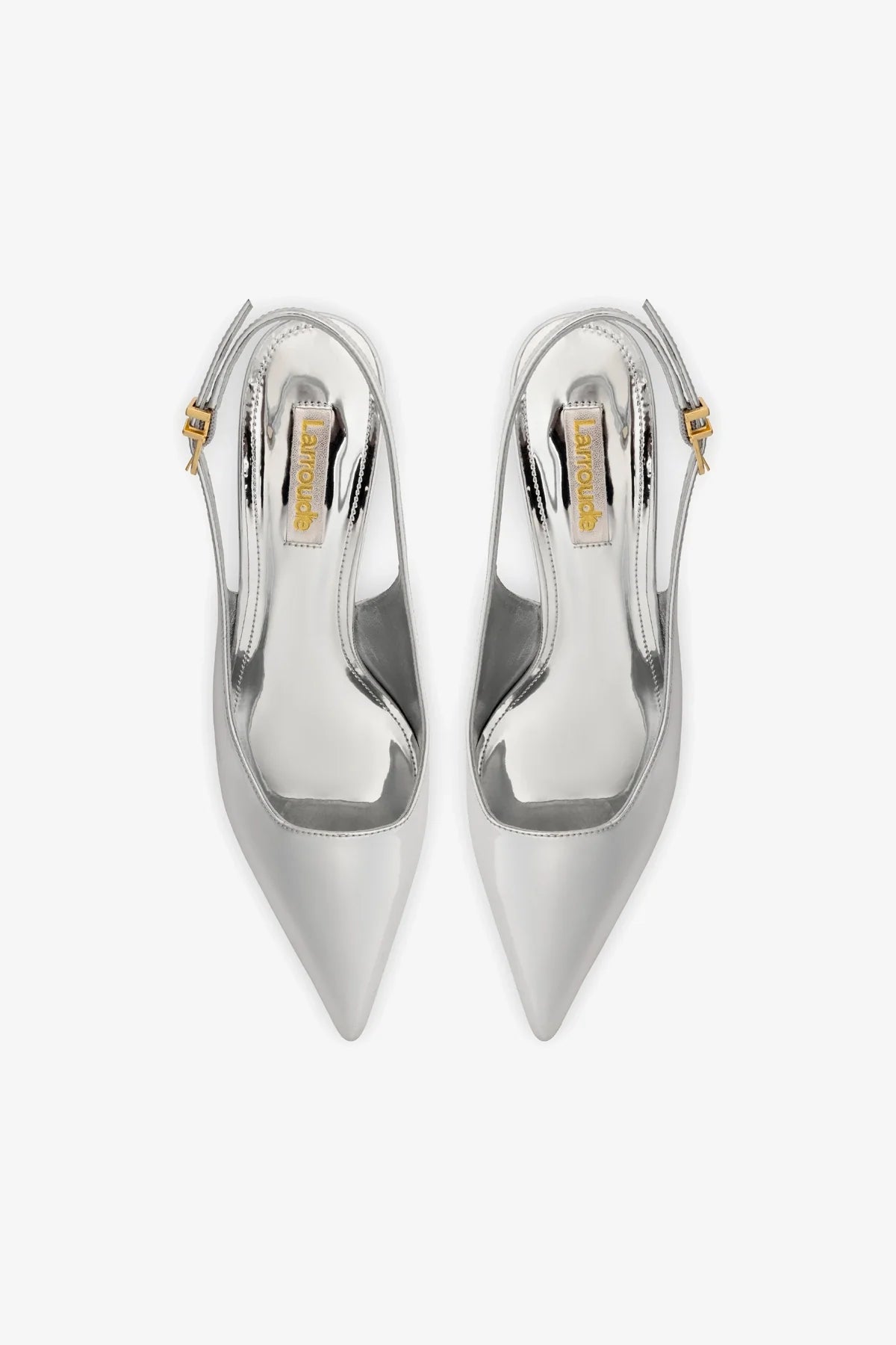 Loulou Silver Specchio Pump - Women's Elegant High Heel Shoes for Party, Wedding & Evening Events